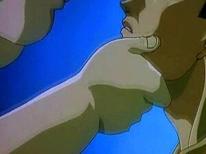 Hentai gay chaud sucé et baisé en gang