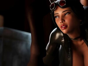 Deux mignonnes de dessins animés en 3D sont prêtes pour leur bain