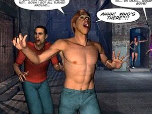 DRAG QUEENS DE L'ESPACE EXTÉRIEUR Scifi 3D Gay Cartoon Anime Comics