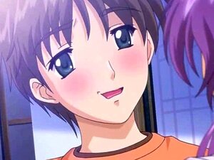 Voluptuos anime léchant une grosse bite. Voluptuos anime léchant une