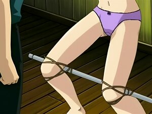 La prof de hentai bondage se fait lécher ses gros nichons