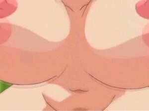 Deux nanas d'anime à gros seins se frottent. Deux nanas d’anime à