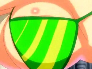 Deux nanas d'anime à gros seins se font pilonner