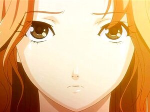 Femme d'anime avec des gros seins juteux, chevauchée de toi
