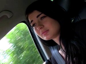 Amatrice auto-stop se branle le chauffeur