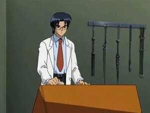 Anime attaché pénétré par un gode. Anime attaché pénétré pas