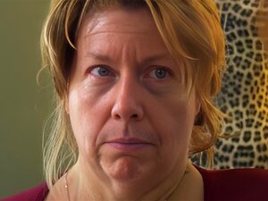Une grand-mère avec un gros cul rebondit sur une grosse bite comme