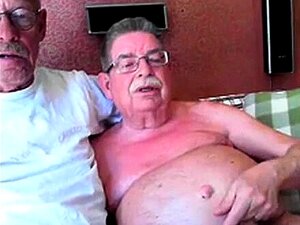 Couple grand-père en cam