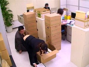 sexe dans la scène de bureau deux (censuré),