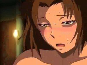 Salope d'anime aux gros seins se fait baiser. Salope d'animé à gros