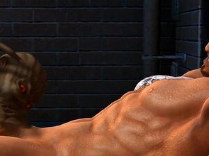 Un alien baise un mec en retour pour une fille. Un alien baise un mec