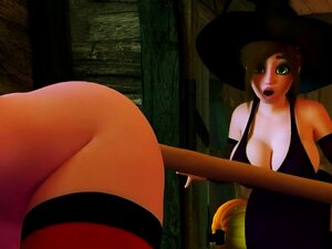 NEVERSEEN CG Porno Transsexuelle / Sorcières FUTA Bang ANAL et