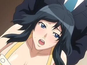 Sexe hentai chaud pour une femme au foyer à gros seins