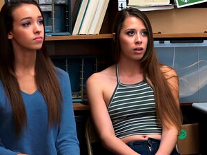 Duo mignons voleurs attrapés et baisés par un agent de sécurité ou