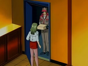 Une nana hentai attachée se fait jouer la chatte et le cul