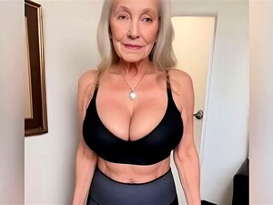 Première Rencontre BBC de Mamie Mature après le Yoga