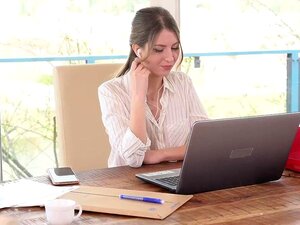 {Nouveau} Rebecca Volpetti Home Office Anal Intercourse (17.06.2021)