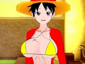 ONE PIECE FEMALE MONKEY D. LUFFY HENTAI 3D