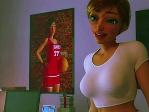 Une dickgirl de 18 ans perd sa virginité - CG FUTANARI Toon Sex [ENG