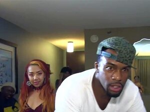 Des freaks de trio baisent un débutant avec une grosse bite noire,