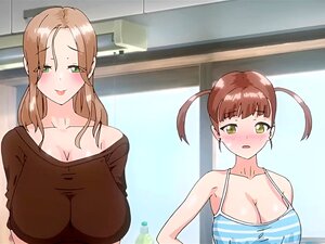 3 Filles D'Anime Partagent La Même Bite En Sexe De Groupe