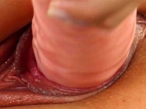 Bombe cameltoe jouant avec sa vulve. Babe cameltoe joue avec sa vulve