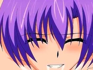 Esclave sexuelle d'anime baise trois queues à la fois dans un