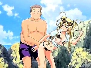 Une bombe hentai se fait servir une bite dure par derrière